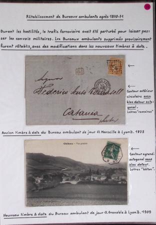 LA POSTE FERROVIAIRE 1845-1900, Sympathique ensemble