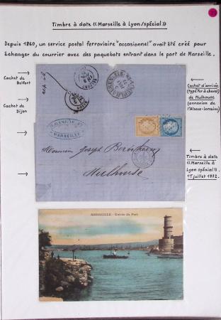 LA POSTE FERROVIAIRE 1845-1900, Sympathique ensemble