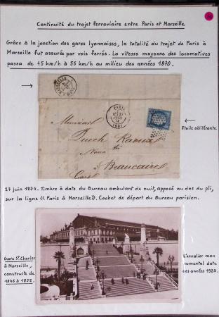 LA POSTE FERROVIAIRE 1845-1900, Sympathique ensemble