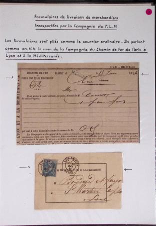 LA POSTE FERROVIAIRE 1845-1900, Sympathique ensemble
