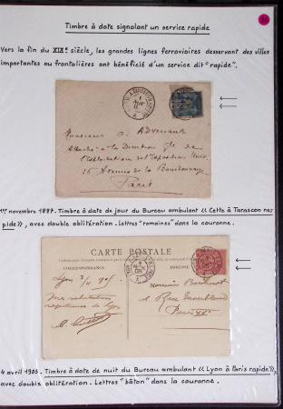LA POSTE FERROVIAIRE 1845-1900, Sympathique ensemble