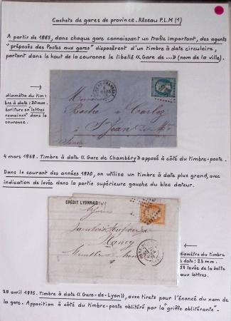 LA POSTE FERROVIAIRE 1845-1900, Sympathique ensemble