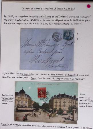 LA POSTE FERROVIAIRE 1845-1900, Sympathique ensemble