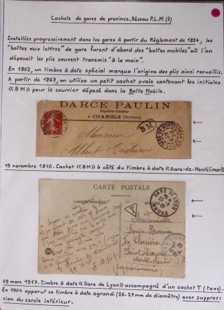 LA POSTE FERROVIAIRE 1845-1900, Sympathique ensemble