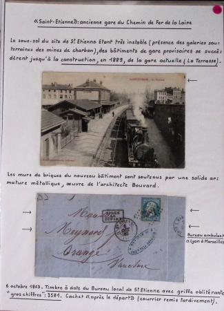 LA POSTE FERROVIAIRE 1845-1900, Sympathique ensemble