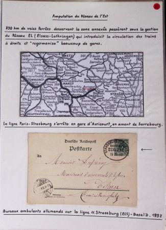 LA POSTE FERROVIAIRE 1845-1900, Sympathique ensemble