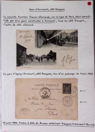 LA POSTE FERROVIAIRE 1845-1900, Sympathique ensemble