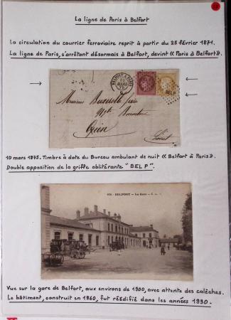 LA POSTE FERROVIAIRE 1845-1900, Sympathique ensemble