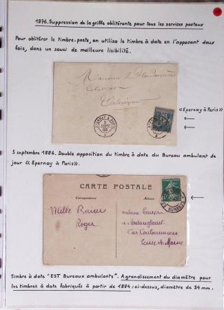 LA POSTE FERROVIAIRE 1845-1900, Sympathique ensemble