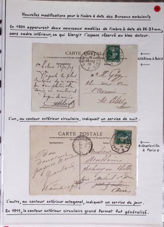 LA POSTE FERROVIAIRE 1845-1900, Sympathique ensemble
