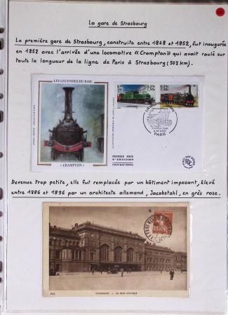 LA POSTE FERROVIAIRE 1845-1900, Sympathique ensemble
