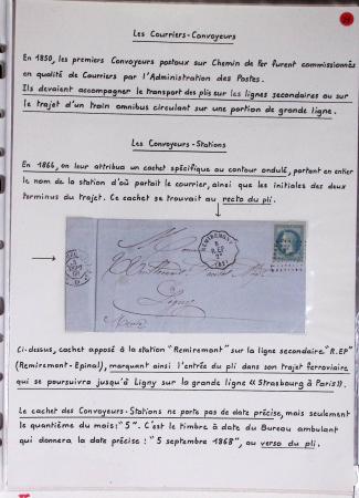 LA POSTE FERROVIAIRE 1845-1900, Sympathique ensemble