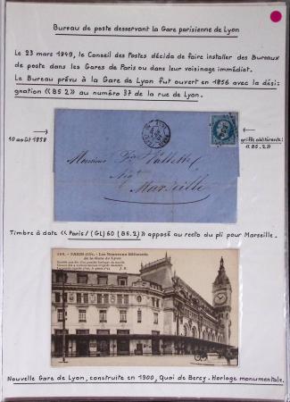 LA POSTE FERROVIAIRE 1845-1900, Sympathique ensemble
