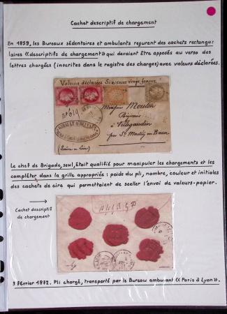 LA POSTE FERROVIAIRE 1845-1900, Sympathique ensemble