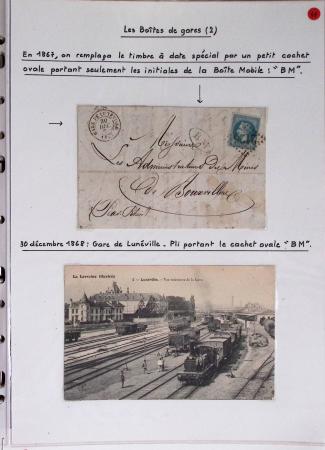 LA POSTE FERROVIAIRE 1845-1900, Sympathique ensemble