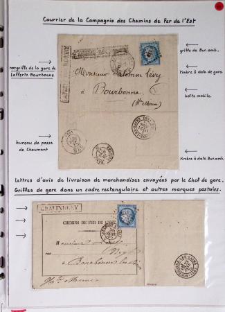 LA POSTE FERROVIAIRE 1845-1900, Sympathique ensemble