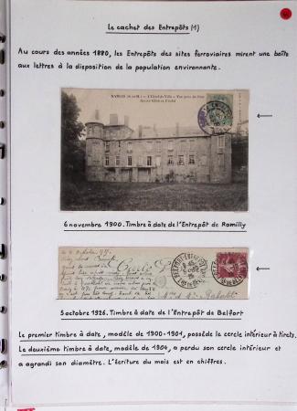 LA POSTE FERROVIAIRE 1845-1900, Sympathique ensemble