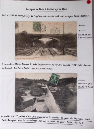 LA POSTE FERROVIAIRE 1845-1900, Sympathique ensemble