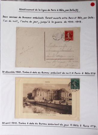 LA POSTE FERROVIAIRE 1845-1900, Sympathique ensemble