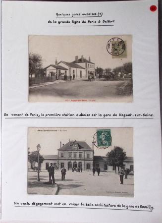 LA POSTE FERROVIAIRE 1845-1900, Sympathique ensemble