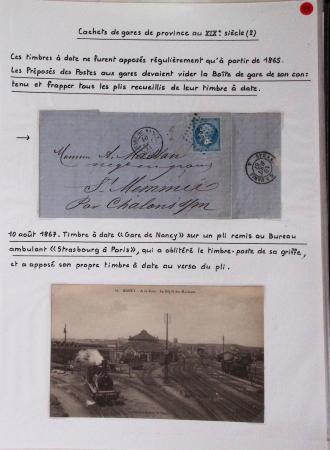 LA POSTE FERROVIAIRE 1845-1900, Sympathique ensemble