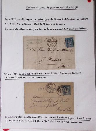 LA POSTE FERROVIAIRE 1845-1900, Sympathique ensemble