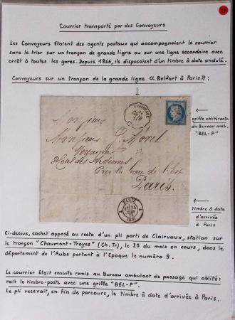 LA POSTE FERROVIAIRE 1845-1900, Sympathique ensemble