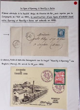 LA POSTE FERROVIAIRE 1845-1900, Sympathique ensemble