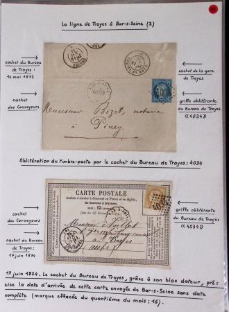 LA POSTE FERROVIAIRE 1845-1900, Sympathique ensemble