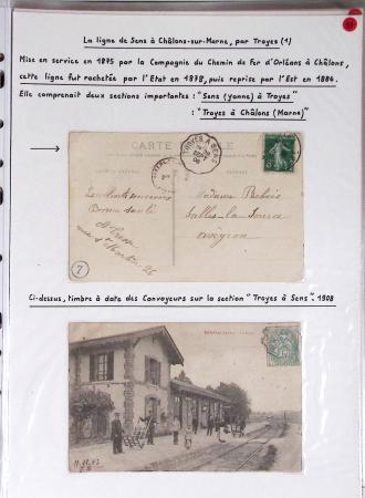 LA POSTE FERROVIAIRE 1845-1900, Sympathique ensemble