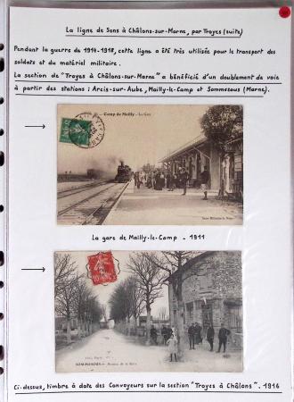 LA POSTE FERROVIAIRE 1845-1900, Sympathique ensemble