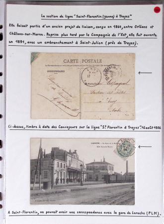 LA POSTE FERROVIAIRE 1845-1900, Sympathique ensemble