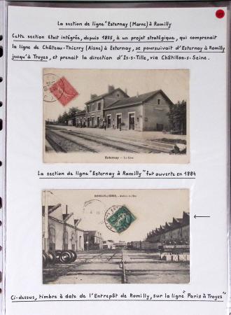 LA POSTE FERROVIAIRE 1845-1900, Sympathique ensemble