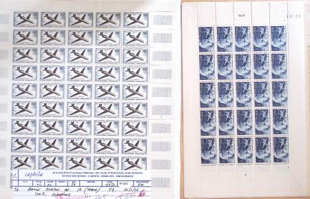 1900-59, Petit stock de neufs dont plusieurs panneaux