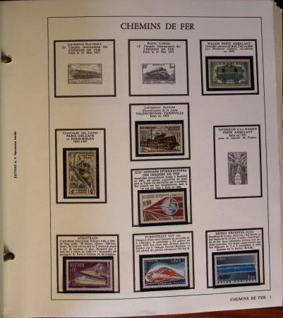 1960-1995, Collection de France en 4 classeurs, classés