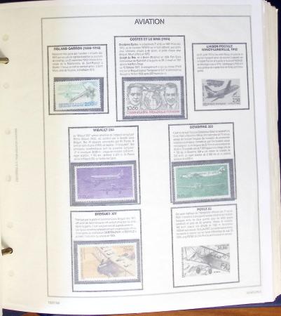 1960-1995, Collection de France en 4 classeurs, classés