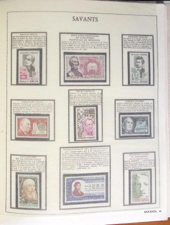 1960-1995, Collection de France en 4 classeurs, classés