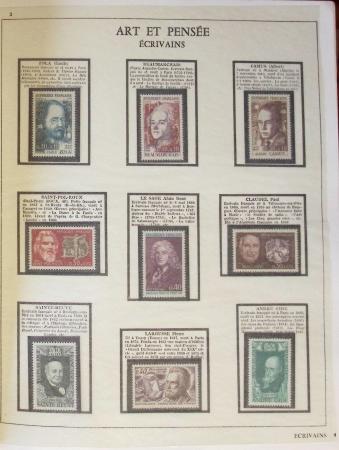 1960-1995, Collection de France en 4 classeurs, classés