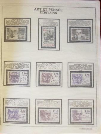 1960-1995, Collection de France en 4 classeurs, classés