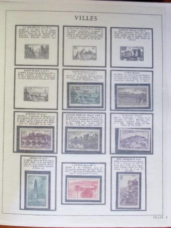 1960-1995, Collection de France en 4 classeurs, classés