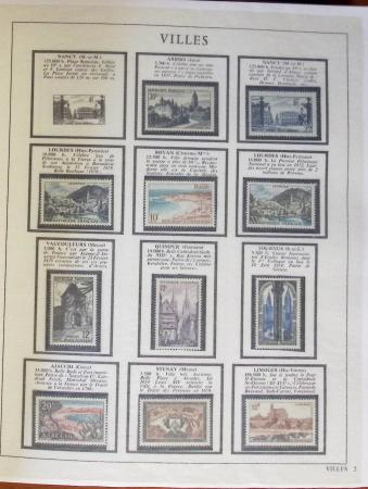 1960-1995, Collection de France en 4 classeurs, classés