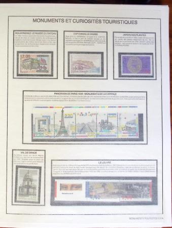 1960-1995, Collection de France en 4 classeurs, classés