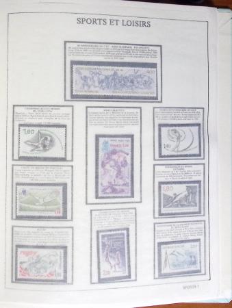 1960-1995, Collection de France en 4 classeurs, classés