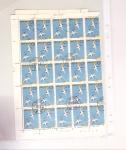 1963-1967 Ensemble de morceaux de feuilles oblitérés