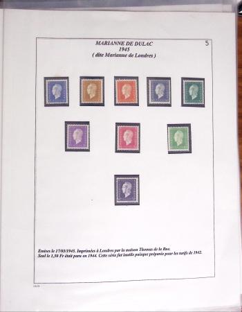 1944-95, Etude sur la Marianne : de Fernez, de Dulac,