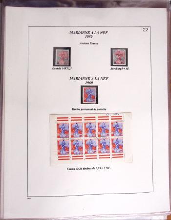 1944-95, Etude sur la Marianne : de Fernez, de Dulac,