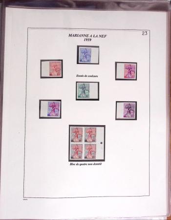 1944-95, Etude sur la Marianne : de Fernez, de Dulac,