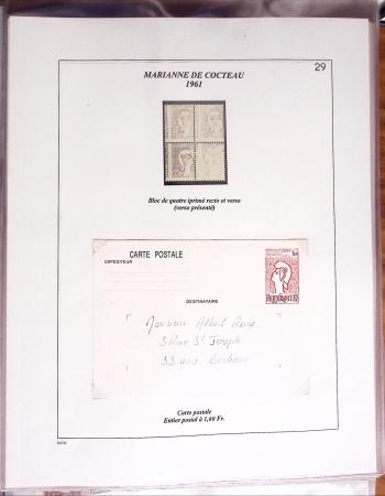 1944-95, Etude sur la Marianne : de Fernez, de Dulac,