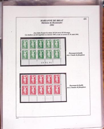 1944-95, Etude sur la Marianne : de Fernez, de Dulac,