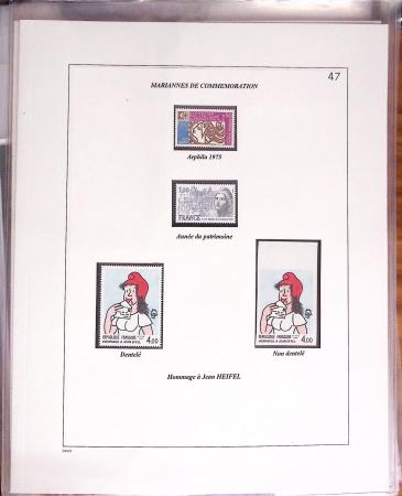 1944-95, Etude sur la Marianne : de Fernez, de Dulac,